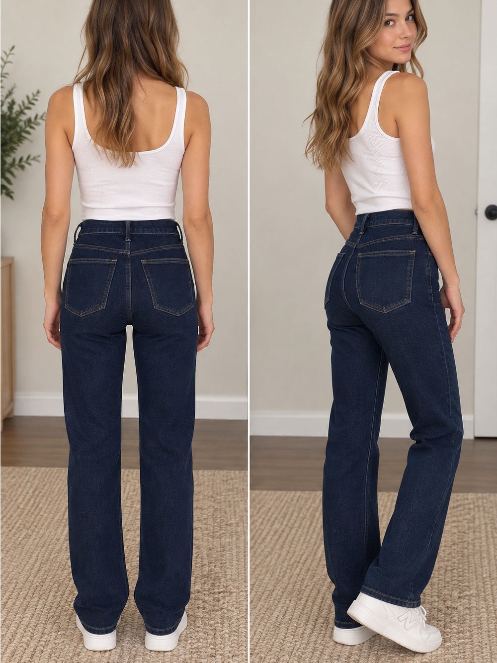 J. Crew Dark Indigo Straight-Leg Women's Jeans